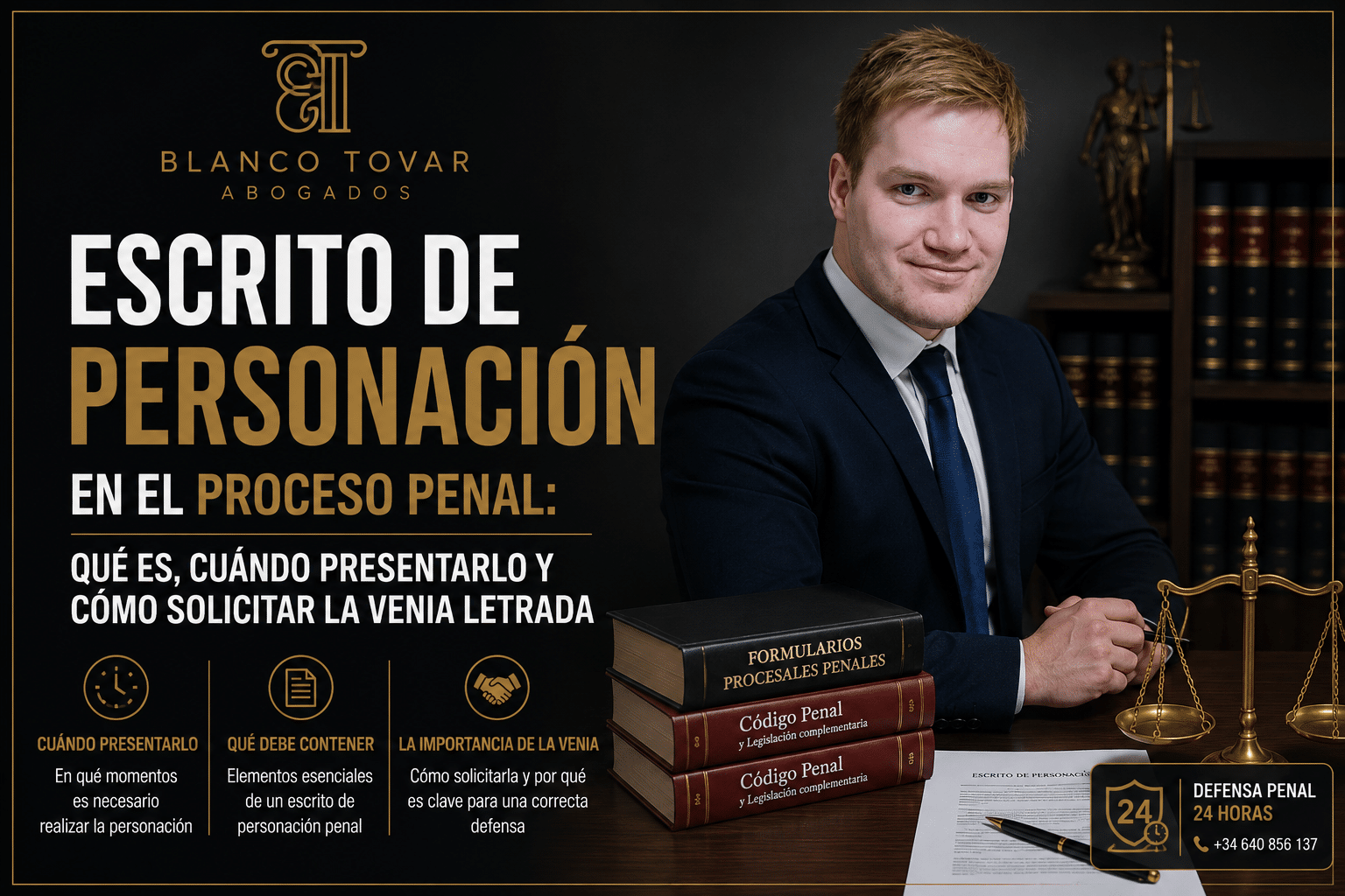 Escrito de personación